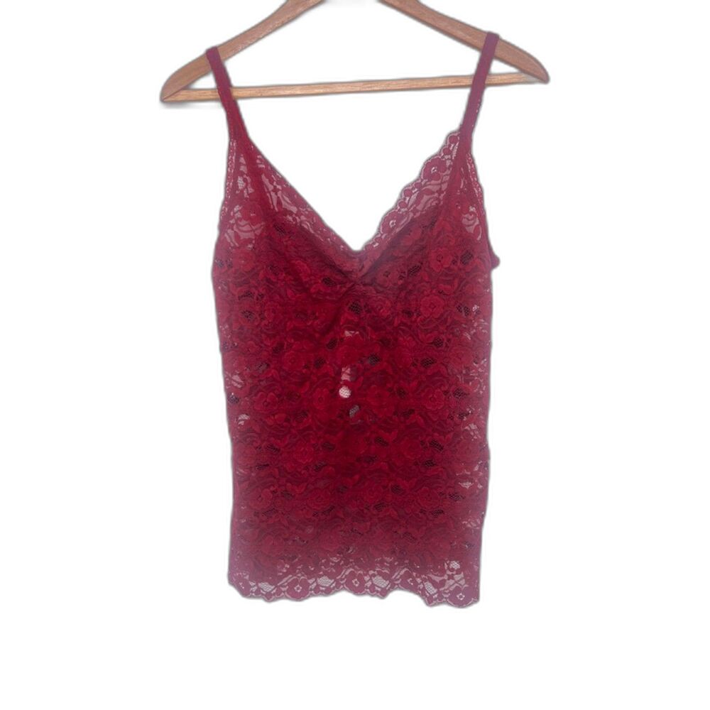 I Jeans‎ by Buffalo NWT Lace Fairy Core Sheer Tank Top Dreamy Romantic Sz XL